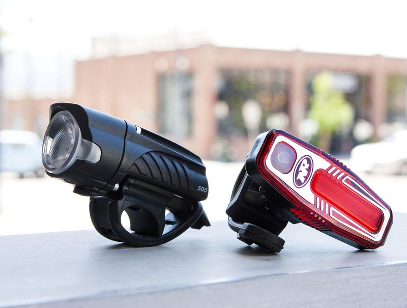 NiteRider Swift 300 Front Bike Light Sabre 110 Rear Bike Light Combo Pack- USB Rechargeable Bicycle Headlight LED Front Light Easy to Install Water Resistant Road Commuting Cycling Safety Flashlight - Image 3